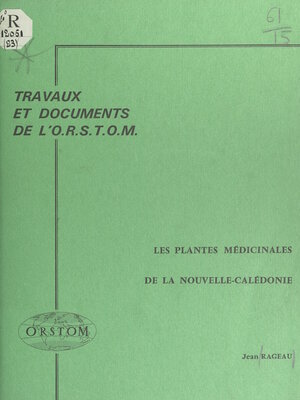 cover image of Les plantes médicinales de la Nouvelle-Calédonie